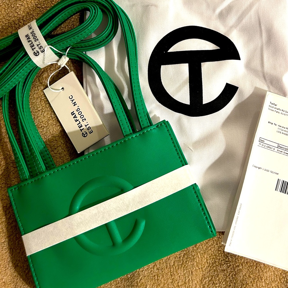 Telfar Small Greenscreen Shopping Bag